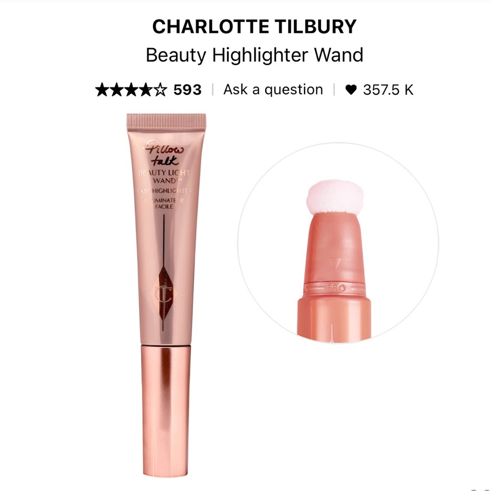 *CHARLOTTE TILBURY* Beauty Highlighter Wand